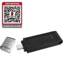 KINSTON DATATRAVELER 70 64GB TYPE C FLASH DRIVE